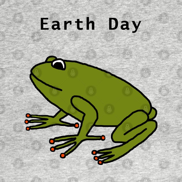 Earth Day Frog by ellenhenryart